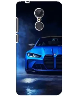 Чехол для Xiaomi Redmi 5 Plus с картинкой «Голубая BMW M4»