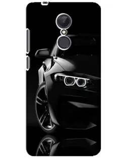 Чехол для Xiaomi Redmi 5 Plus с картинкой «Черная BMW — профиль»