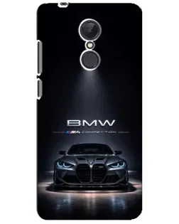 Чехол для Xiaomi Redmi 5 Plus с картинкой «BMW сквозь ночной город»