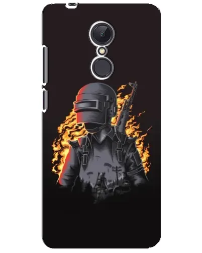 Чехол для Xiaomi Redmi 5 Plus с картинкой «PUBG — огненный силуэт» Чехол для Xiaomi Redmi 5 Plus с картинкой «PUBG — огненный силуэт»