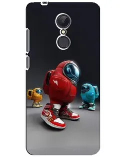 Чехол для Xiaomi Redmi 5 Plus с картинкой «Among Us — 3D стиль»