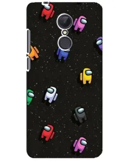 Чехол для Xiaomi Redmi 5 Plus с картинкой «Космический паттерн Among Us»