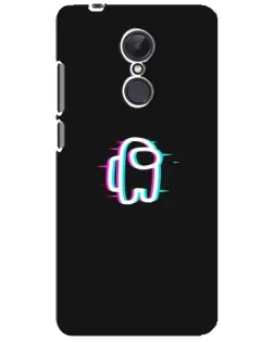 Чехол для Xiaomi Redmi 5 Plus с картинкой «Among Us неон»