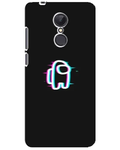 Чехол для Xiaomi Redmi 5 Plus с картинкой «Among Us неон»