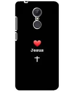 Чехол для Xiaomi Redmi 5 Plus с картинкой «Сердце - Jesus»