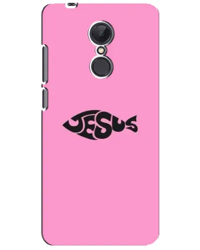 Чехол для Xiaomi Redmi 5 Plus с картинкой «Розовый символ Jesus» Чехол для Xiaomi Redmi 5 Plus с картинкой «Розовый символ Jesus»