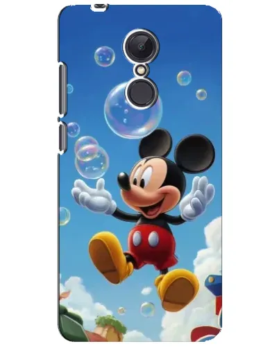 Чехол для Xiaomi Redmi 5 Plus с картинкой «Mickey и мыльные пузыри»
