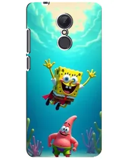 Чехол для Xiaomi Redmi 5 Plus с картинкой «Спанч Боб под водой»
