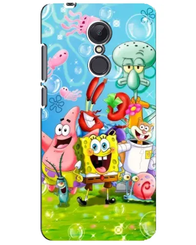 Чехол для Xiaomi Redmi 5 Plus с картинкой «Губка Боб и друзья» Чехол для Xiaomi Redmi 5 Plus с картинкой «Губка Боб и друзья»