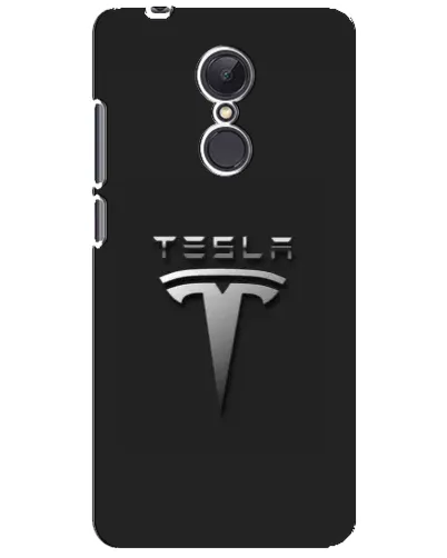 Чехол для Xiaomi Redmi 5 Plus с картинкой «Стальной логотип Tesla» Чехол для Xiaomi Redmi 5 Plus с картинкой «Стальной логотип Tesla»