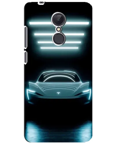 Чехол для Xiaomi Redmi 5 Plus с картинкой «Tesla в неоне» Чехол для Xiaomi Redmi 5 Plus с картинкой «Tesla в неоне»