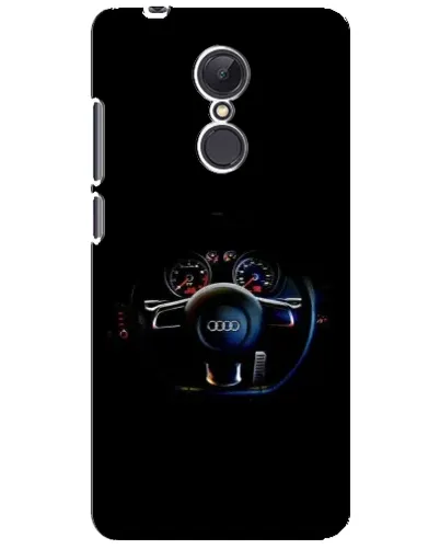 Чехол для Xiaomi Redmi 5 Plus с картинкой «Салон Audi — руль»