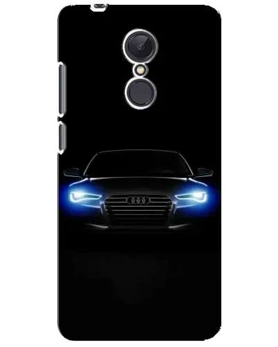 Чехол для Xiaomi Redmi 5 Plus с картинкой «Audi в неоне»
