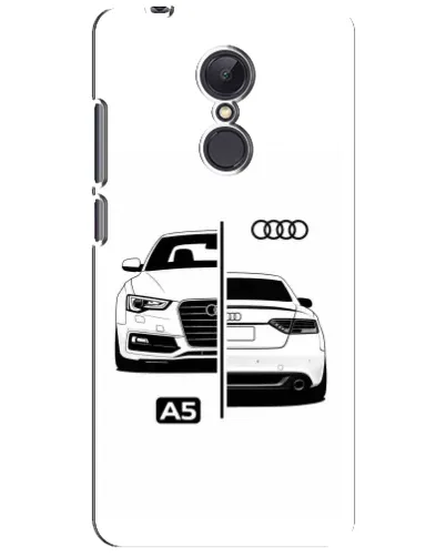 Чехол для Xiaomi Redmi 5 Plus с картинкой «Audi — контрастный дизайн»