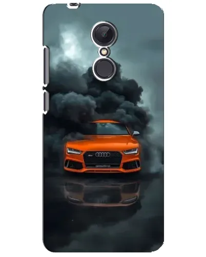 Чехол для Xiaomi Redmi 5 Plus с картинкой «Audi в облаках дыма»