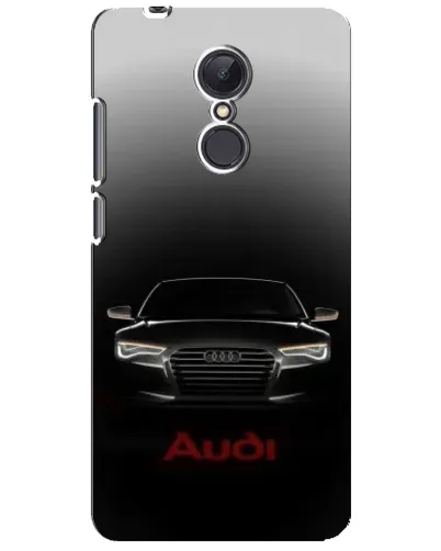 Чехол для Xiaomi Redmi 5 Plus с картинкой «Audi — градиентный контур»