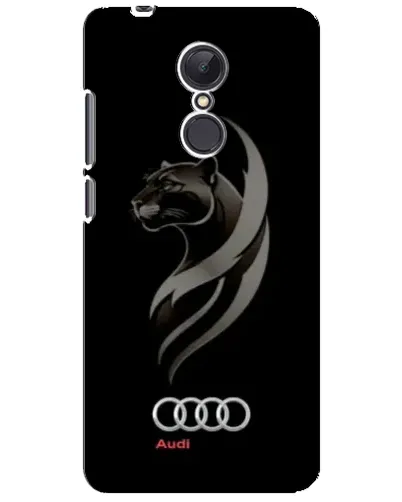 Чехол для Xiaomi Redmi 5 Plus с картинкой «Графика — пантера и Audi»