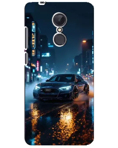 Чехол для Xiaomi Redmi 5 Plus с картинкой «Ночной город и Audi»