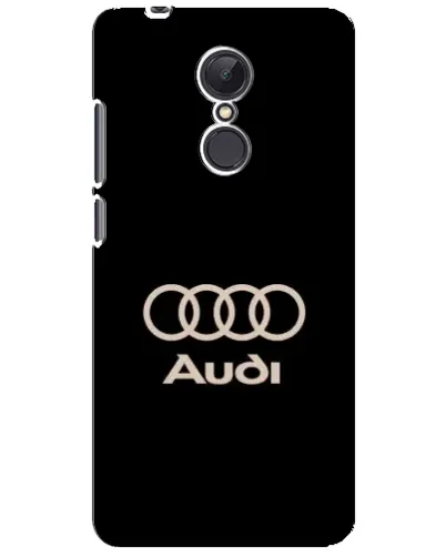 Чехол для Xiaomi Redmi 5 Plus с картинкой «Audi — золотой логотип»
