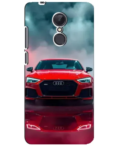 Чехол для Xiaomi Redmi 5 Plus с картинкой «Audi RS — красный стиль»