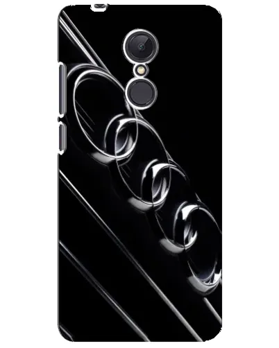 Чехол для Xiaomi Redmi 5 Plus с картинкой «Audi — абстрактные кольца»