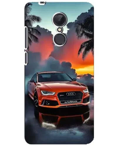 Чехол для Xiaomi Redmi 5 Plus с картинкой «Audi — закат»