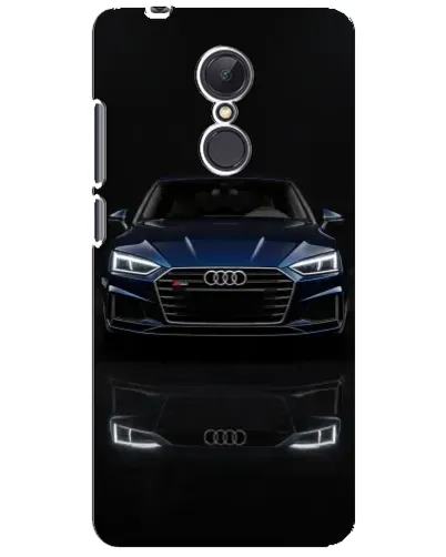 Чехол для Xiaomi Redmi 5 Plus с картинкой «Audi — ночное отражение»
