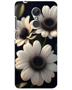 Чохол для Xiaomi Redmi 5 Plus з картинкою «Білі маргаритки макро»