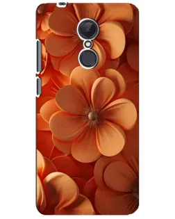 Чохол для Xiaomi Redmi 5 Plus з картинкою «Помаранчева макро квітка»