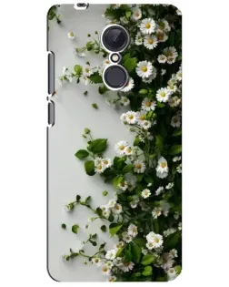 Чохол для Xiaomi Redmi 5 Plus з картинкою «Гілка дрібних білих квітів»