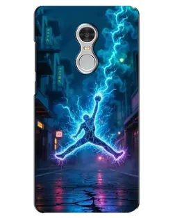 Чехол для Xiaomi Redmi 5 с картинкой «Jordan Gold Jumpman»
