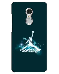 Чехол для Xiaomi Redmi 5 с картинкой «Jordan Blue Fire»