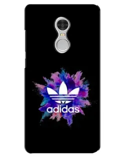 Чехол для Xiaomi Redmi 5 с картинкой «Взрыв красок Adidas»