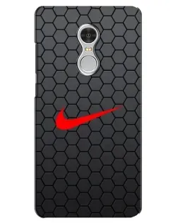 Чехол для Xiaomi Redmi 5 с картинкой «Nike — карбоновая сетка»