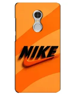 Чехол для Xiaomi Redmi 5 с картинкой «Оранжевый драйв Nike»