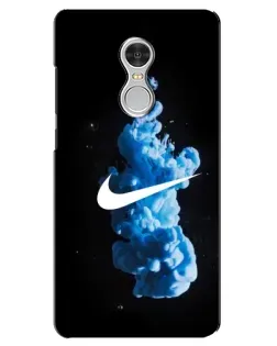 Чехол для Xiaomi Redmi 5 с картинкой «Nike и синий дым» Чехол для Xiaomi Redmi 5 с картинкой «Nike и синий дым»