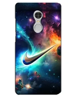 Чехол для Xiaomi Redmi 5 с картинкой «Космический Nike Swoosh» Чехол для Xiaomi Redmi 5 с картинкой «Космический Nike Swoosh»