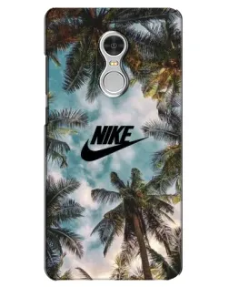 Чехол для Xiaomi Redmi 5 с картинкой «Тропический принт Nike» Чехол для Xiaomi Redmi 5 с картинкой «Тропический принт Nike»