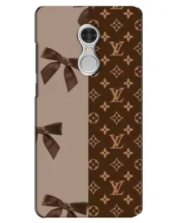 Чехол для Xiaomi Redmi 5 с картинкой «Louis Vuitton — банты»
