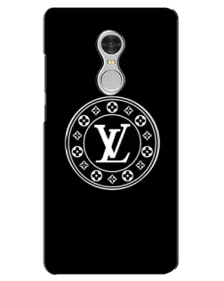 Чехол для Xiaomi Redmi 5 с картинкой «LV — печать стиля»