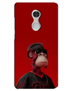 Чехол для Xiaomi Redmi 5 с картинкой «Bored Ape в красном» Чехол для Xiaomi Redmi 5 с картинкой «Bored Ape в красном»