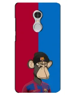 Чехол для Xiaomi Redmi 5 с картинкой «Bored Ape — фанат Барсы» Чехол для Xiaomi Redmi 5 с картинкой «Bored Ape — фанат Барсы»