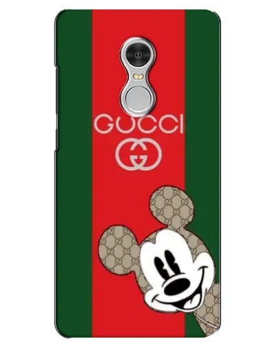 Чехол для Xiaomi Redmi 5 с картинкой «Gucci — полосы и Микки»