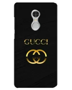 Чехол для Xiaomi Redmi 5 с картинкой «Золотой логотип Gucci» Чехол для Xiaomi Redmi 5 с картинкой «Золотой логотип Gucci»