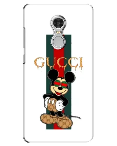 Чехол для Xiaomi Redmi 5 с картинкой «Микки Маус Gucci — полосы»