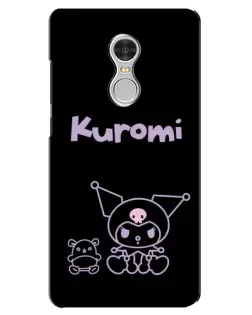 Чехол для Xiaomi Redmi 5 с картинкой «Kuromi — черный минимализм» Чехол для Xiaomi Redmi 5 с картинкой «Kuromi — черный минимализм»