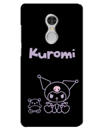 Чехол для Xiaomi Redmi 5 с картинкой «Kuromi — черный минимализм»