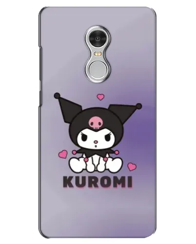 Чехол для Xiaomi Redmi 5 с картинкой «Kuromi — фиолетовый арт»