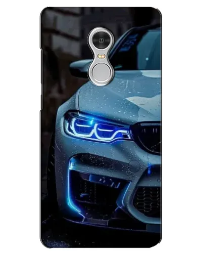 Чехол для Xiaomi Redmi 5 с картинкой «Взгляд BMW с синими фарами»