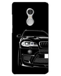 Чохол для Xiaomi Redmi 5 з картинкою «Темний силует BMW»